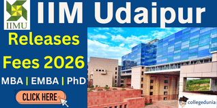 IIM Udaipur Releases Fee for Academic Session 2026; Check Complete Fee Breakdown Here